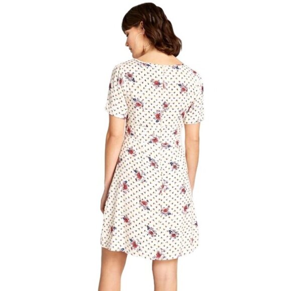 ModCloth Women's The Keyhole‎ Story A-Line Dress White Size 6 - Picture 2 of 13